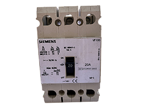 Disjuntor Tripolar 20A 18kA/415V 3VF2213-0FD41-0AA0