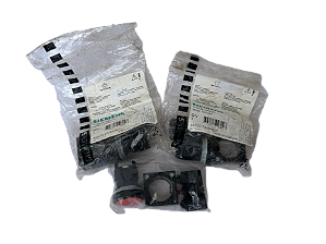 3 pçs Botao de impulso vermelho 1NF 22mm 3SB32 03-0AA21 Siemens