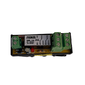Rele de interface 110-127VCA/VCC 2REV. 5A Q2R-110 Metaltex