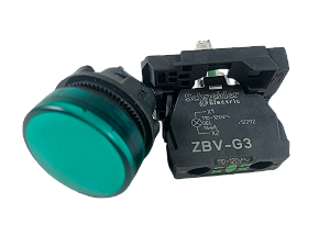 Sinalizador modular 022mm plastico LED verde 110...120VCA XB5AVG3 Schneider