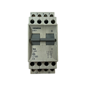 Comutador de grupo 2 posições 16A 400V 5TE7142 Siemens