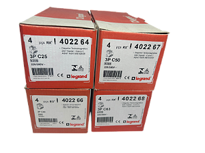 Conjunto 10 pçs Disjuntores tripolares 4,5kA Legrand