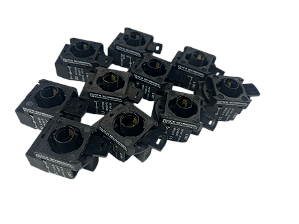 10 pçs Soquete Para Sinaleiros Max.2,6W/250V Ba9S S/Lampada L001 140160 Ace