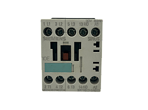 Contator Tripolar 12A 5,5kW 1Na 24Vca 3RT1017-1AG11 Siemens