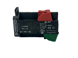 Elemento de Contato c/ Retenção+ Base p/ Ba9S 250V+1Na+1Nf El211 Ace