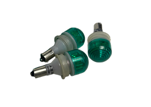 3 pçs Sinalizador 7 Leds Verde Encapsulada S7LS/15 125V Ba9S Ace