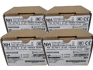 12 pçs Fusivel NH000 16A 500V gL/gG 16NHG000B Bussmann
