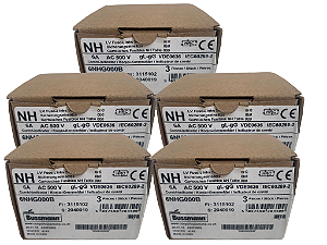 15 pçs Fusivel NH000 6A 500V gL/gG 6NHG000B Bussmann