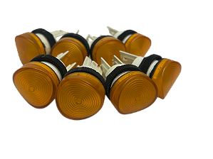 8 Pçs Cabeçote Sinaleiro Luminoso Amarelo Clv2/14 Ace