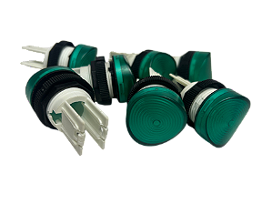 7 pçs Cabeçote Sinalizador Verde Clv2/15 Ace