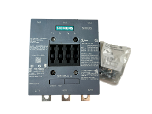 Contator tripolar 150A 75kW 200-277VCA/VCC 2NA+2NF 3RT1055-6NP36 Siemens