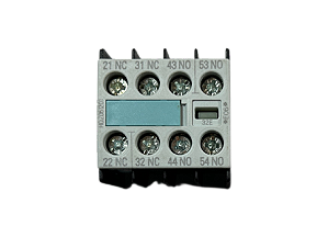 Bloco de contato auxiliar frontal 2NA+2NF 3RH1911-1HA22 Siemens