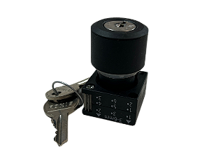 Chave comutadora 2 posições 22mm 3SB3000-4AD11 Siemens