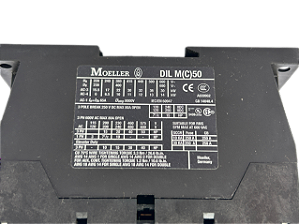 Contator tripolar 50A 24-27VDC (RDC24) DILM50 Eaton usado
