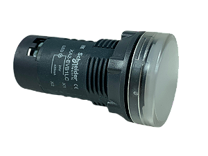 15 pçs Sinalizador 22mm plastico LED branco 24VCA/CC XA2EVB1LC Schneider Electric