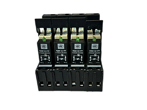 4 pçs Relé de interface 12A 1NAF 230VCA com base RSB1A120P7S Schneider Electric