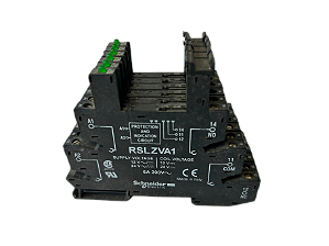6 pçs Base para Relé RSL Conexão Parafuso 24VCA RSLZVA1 Schneider Electric