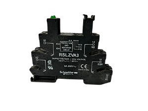 3 pçs Base para relé RSL conexão parafuso LED 110VCA/CC RSLZVA3 Schneider Electric