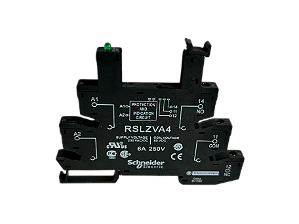 Base para relé RSL conexão parafuso LED 230VCA/CC RSLZVA4 Schneider Electric