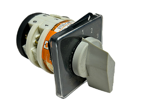 Seletora 1 polo 3 posições 1-2-3 10A fixação topo ST31/10E Semitrans