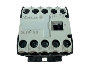 Contator Tripolar 9A 48VCC 1NA, DILEM-10-G, Moeller