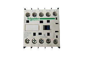 Contator tripolar 9A, 125Vcc, LP1K0910GD, Schneider