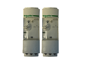 2 pçs Relé de Tempo Ret. Na Desenerg. 0,3-30S 110/240Vca-24Vca/Cc Re8Rb31Bu Schneider Usado