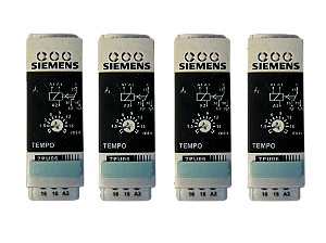 4 pçs Relé De Tempo Ret. Na Energ. 0-15min 220Vca 7Pu06 11-2Aw15 Siemens