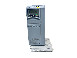 Inversor de frequência trifásico 7,5kW/10CV 380-480VCA 15A sem frenagem CFW300C15P0T4NB20 Weg