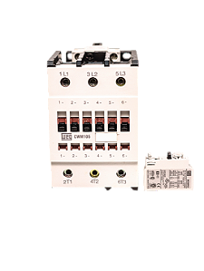 Contator tripolar 105A-AC3 110VCA 1NA+1NF CWM105.11 035502164 Weg