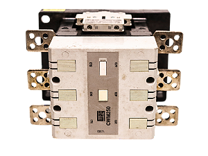 Contator tripolar 250A-AC3 110VCA 2NA+2NF CWM250.11 035507655 Weg