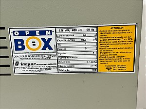 Capacitor trifásico 7,5KVAR/480V OPEN BOX Inepar usado