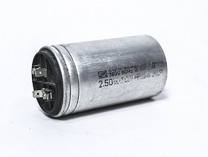 Capacitor monofásico 2,5KVAR/380V UCW2,5V40 13497628 Weg usado