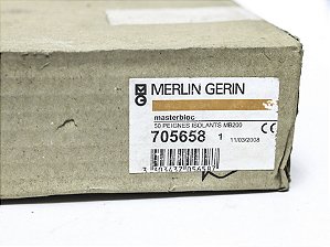 50 pçs Pentes isolantes MB200 705658 Merlin Gerin