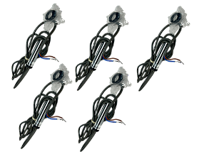 5 pçs Sensor industrial 24-240V NF 2 fios cabo 2M p/medição rotação XSAA05021H23 Schneider usado