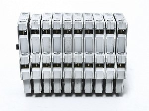 10 pçs Bloco de contato auxiliar lateral 1NA+1NF para contator CWM BCXML11 WEG usado