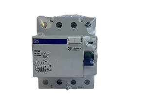 Interruptor Diferencial Residual 80A Tetrapolar RDW30-80-4 10261529 Weg