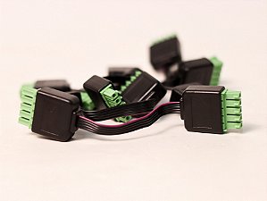 6 cabos curtos de comunicação para SmartLink A9XCAS06 0,1m Schneider Electric
