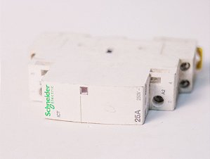 Contator modular CT monopolar 25A 127Vca A9C20432 Schneider Electric Usado