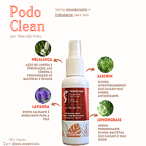 Podoclean - Desodorante para os Pés - 120ml (SUPER OFERTA)