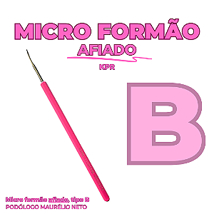 Micro Formão Modificado - Tipo B - Afiado (KPR) Rosa pink