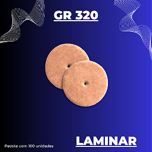 Lixa Laminar (GR 320) Norton - Pacote com 100 unidades
