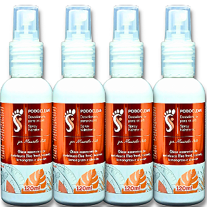 Kit Podoclean -(4) Desodorante para os Pés - 120ml (SUPER OFERTA)