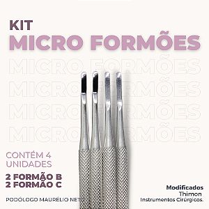 Kit de Formões B e C THIMON 4 Instrumentos