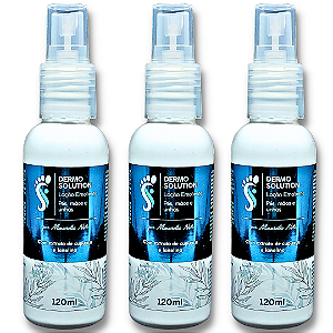 Dermo Solution - Loção Emoliente (120ml super oferta) (3) Unidades Lançamento