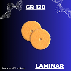 Lixa Laminar (GR 120) Norton - Pacote com 100 unidades