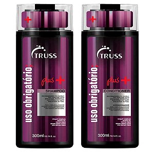 Kit Shampoo e condicionador Uso Obrigatório; Plus+ 300ml cada
