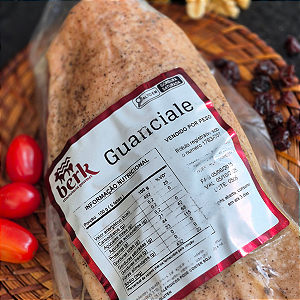 GUANCIALE CURADO E DEFUMADO SEM PELE PEÇA 300GR PREMIUM