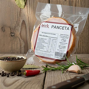 PANCETTA REDONDA DEFUMADA - PEDAÇO 200GR BERK CHARCUTARIA