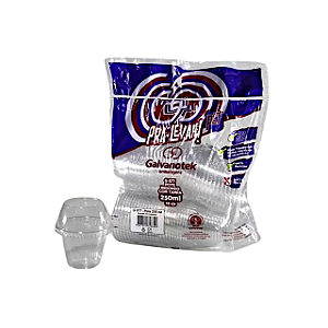 G677 Pote 250ml c/Tampa Bolha - Pacote c/25un.